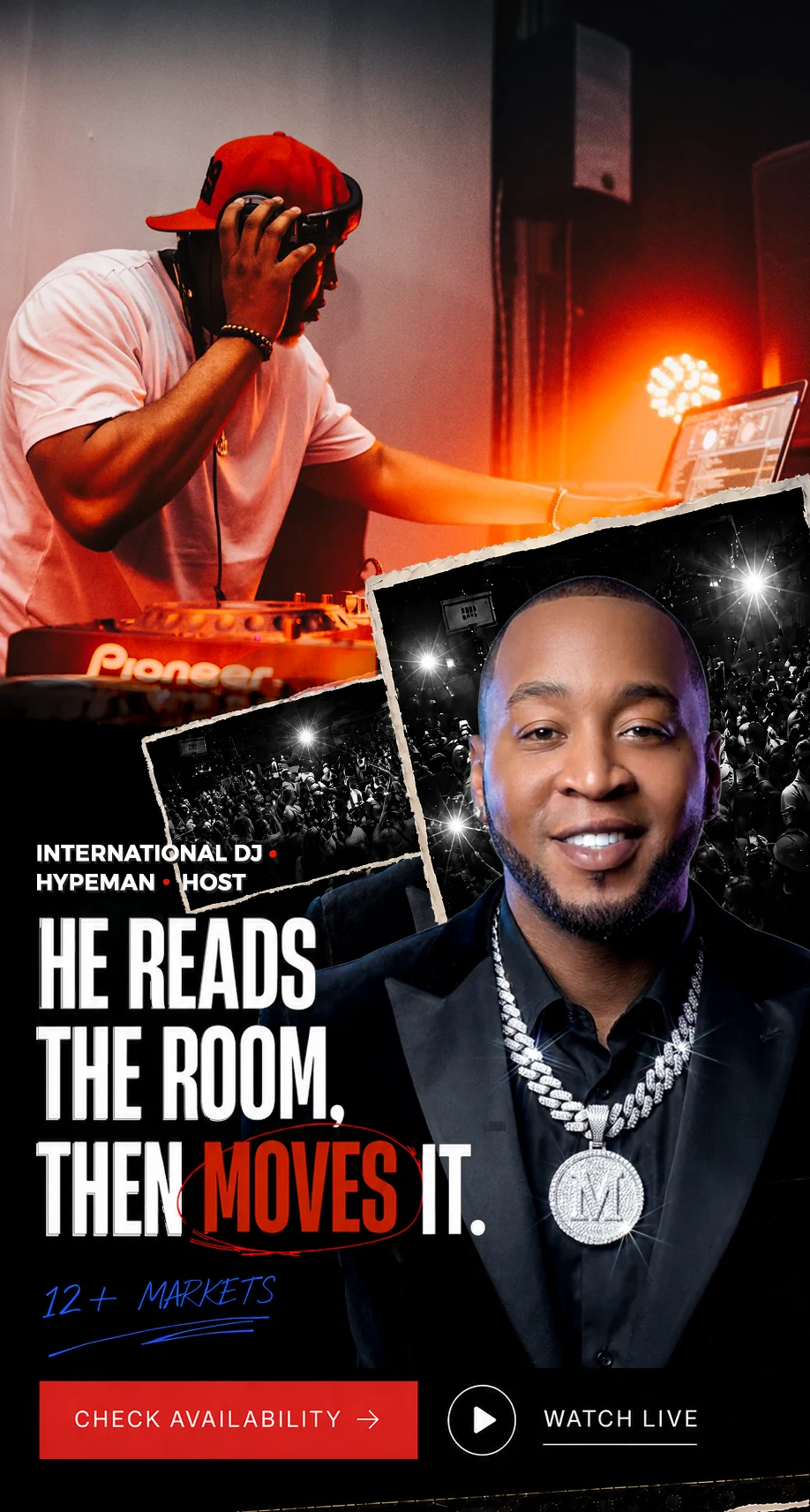 DJ Mohtorious — international DJ, hypeman and host: he reads the room, then moves it.
